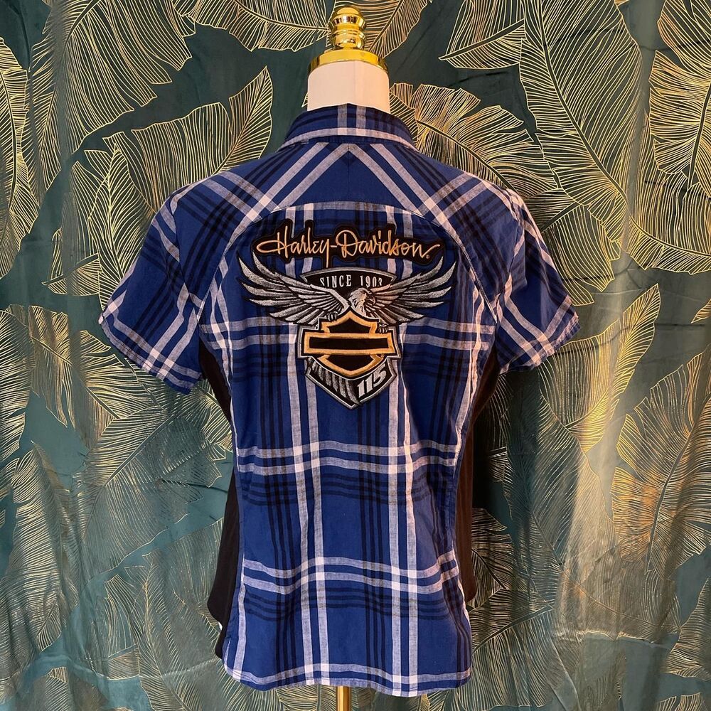 Harley-davidson Button Up Shirt
